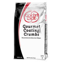 Golden Dipt 4 lb. Gourmet Coating Bread Crumbs - 6/Case