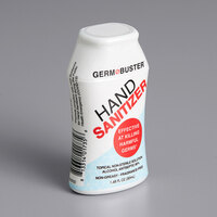 Germ Buster 1.68 oz. Fragrance Free 80% Alcohol Hand Sanitizer - 10/Case