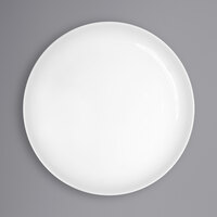 International Tableware TN-309 Torino 9" Round European White Deep Coupe Porcelain Plate - 24/Case