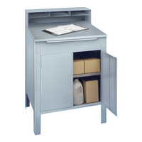 Winholt RDSWNSS-5 Stainless Steel Enclosed Stationary Receiving Desk