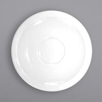 International Tableware DO-36 Dover 4 3/4 inch European White Porcelain Espresso Saucer - 36/Case
