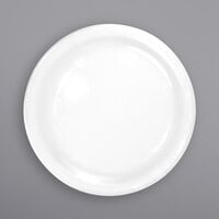 International Tableware BR-9 Brighton 9 1/2" Round European White Narrow Rim Porcelain Plate - 24/Case