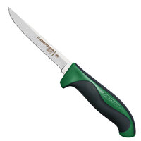 Dexter-Russell 36003G 360 Series 5 inch Scalloped Utility Knife with Green Handle
