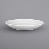 International Tableware BL-207 Bristol 12 oz. Round Bright White Rolled Edge Porcelain Stadium Pasta Bowl - 24/Case