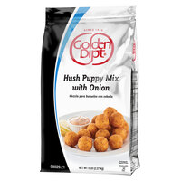 Golden Dipt Hush Puppy Mix with Onion 5 lb. - 6/Case