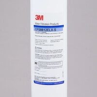 3M Water Filtration Products CFS8112ELX-S 17 1/8 inch Replacement Cyst Reduction Cartridge with Scale Inhibition - 0.5 Micron and 1.67 GPM