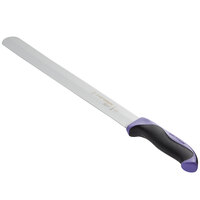 Dexter-Russell 36010P 360 Series 12 inch Slicing Knife with Purple Handle
