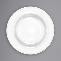 International Tableware DO-3 Dover 10 oz. Round European White Wide Rim Rolled Edge Porcelain Soup Bowl - 36/Case