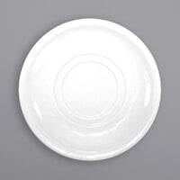 International Tableware BR-2 Brighton 5 1/2" European White Porcelain Saucer - 36/Case