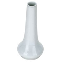 1 3/4 inch x 5 inch European White Porcelain Bud Vase - 72/Case