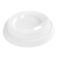 EcoChoice 4 oz. Translucent Compostable Paper Hot Cup Lid - 50/Pack