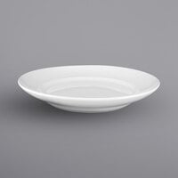 International Tableware BL-212 Bristol 60 oz. Round Bright White Rolled Edge Porcelain Stadium Pasta Bowl - 12/Case