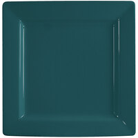 International Tableware EL-40-BB Elite Harvest 12 inch Square Blueberry Wide Rim Porcelain Plate - 6/Case
