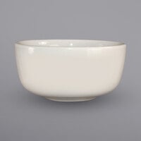 International Tableware JB-95 Roma 11 oz. Ivory (American White) Stoneware Jung Bowl - 36/Case