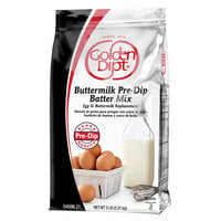 Golden Dipt 5 lb. Buttermilk Pre-Dip Batter Mix - 6/Case