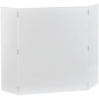 American Metalcraft AG34 28 inch x 36 inch Hinged Acrylic Free-Standing Shield