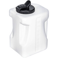 Carlisle 640000 1 Gallon Plastic Mixing Container / Pitcher with Assorted Color Lid Toggles - 2/Pack