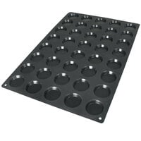 Silikomart SQ004 40 Compartment Florentins Silicone Baking Mold - 2 7/16 inch x 2 7/16 inch x 1/2 inch Cavities