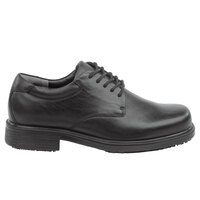 Rockport Works SRK6585 Huron Men's Size 11 1/2 Wide Width Black Soft Toe Non-Slip Oxford Dress Shoe