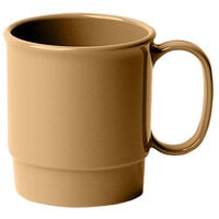 Cambro 75CW133 Camwear 7.5 oz. Beige Customizable Polycarbonate Mug - 48/Case