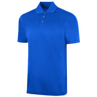 Henry Segal Unisex Customizable Royal Blue Short Sleeve Moisture Wicking Polo Shirt with UV Protection