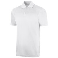 Henry Segal Men's Customizable White Short Sleeve Moisture Wicking Polo Shirt with UV Protection - 2XL