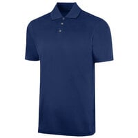 Henry Segal Unisex Customizable Navy Short Sleeve Moisture Wicking Polo Shirt with UV Protection