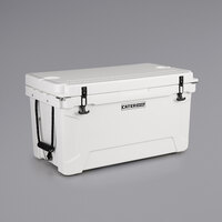 CaterGator CG65WH White 65 Qt. Rotomolded Extreme Outdoor Cooler / Ice Chest