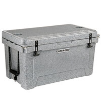 CaterGator CG65SPG Gray 65 Qt. Rotomolded Extreme Outdoor Cooler / Ice Chest