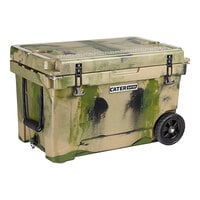 CaterGator CG45CAMOW Camouflage 45 Qt. Mobile Rotomolded Extreme Outdoor Cooler / Ice Chest
