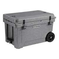 CaterGator CG45SPGW Gray 45 Qt. Mobile Rotomolded Extreme Outdoor Cooler / Ice Chest