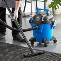 Lavex Janitorial 5 Gallon Poly Commercial Wet / Dry Vacuum with Toolkit - 100-120V, 1200W