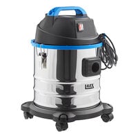 Lavex 5 Gallon Stainless Steel Commercial Wet / Dry Vacuum with Toolkit - 100-120V, 1200W