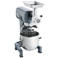 Avantco MX20MGKIT 20 Qt. Planetary Stand Mixer with Guard, Standard Accessories & Meat Grinder Attachment - 120V, 1 1/2 hp