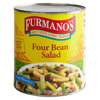 Furmano's #10 Can Four Bean Salad - 6/Case