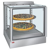 Hatco IHDCH-28  28" Full Service Heated Display Warmer with Sliding Doors and Humidity Control