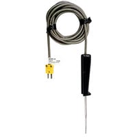 Cooper-Atkins 50361-K 3 7/8 inch Type-K DuraNeedle Armored Meat Probe with 120 inch Cable