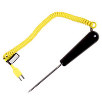 Cooper-Atkins 50143-18K 18 inch Type-K Heavy-Duty Needle Probe with 48 inch Coiled Cable