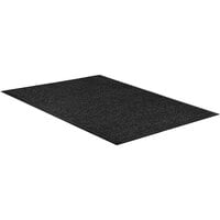 Lavex Janitorial Water Absorbent 2' x 3' Pepper Waffle Indoor Entrance Mat - 3/8 inch Thick