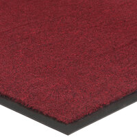 Lavex Plush Red Olefin Indoor Entrance Mat - 3/8" Thick