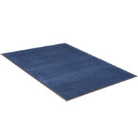 Lavex Janitorial Plush 2' x 3' Blue Olefin Indoor Entrance Mat - 3/8 inch Thick