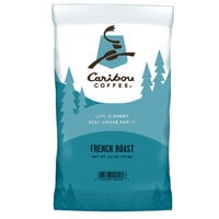 Caribou Coffee 2.5 oz. French Roast Coffee Packet - 18/Case