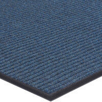 Lavex Janitorial Needle Rib Blue Indoor Entrance Mat - 3/8" Thick