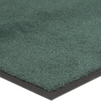 Lavex Janitorial Plush 2' x 3' Green Olefin Indoor Entrance Mat - 3/8 inch Thick