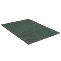 Apache Mills Needle Rib 3' x 6' Green Indoor Entrance Mat - 3/8" Thick