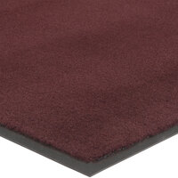 Lavex Janitorial Plush 2' x 3' Solid Burgundy Olefin Indoor Entrance Mat - 3/8 inch Thick