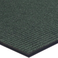 Lavex Janitorial Needle Rib Green Indoor Entrance Mat - 3/8" Thick