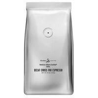 Caribou Coffee 2.5 lb. Cross Fox Whole Bean Decaf Espresso - 4/Case