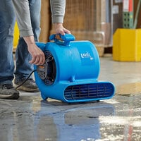 Lavex Janitorial 2-Speed Compact Air Mover with GFCI Power Outlets - 1/3 hp