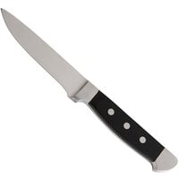 Fortessa 1.5.STK.NS.270 Vaquero 10" Steak Knife with Black Handle and Full Tang Blade - 6/Pack